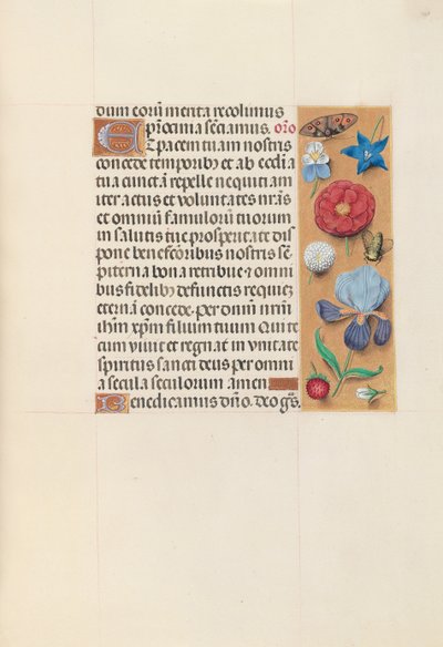 Horas de la Reina Isabel la Católica, Reina de España: Fol. 140r, c. 1500 de Master of the First Prayerbook of Maximillian