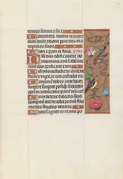 Horas de la Reina Isabel la Católica, Reina de España: Fol. 143r, c. 1500 de Master of the First Prayerbook of Maximillian