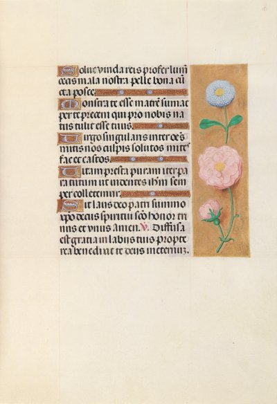 Horas de la Reina Isabel la Católica, Reina de España: Fol. 151r, c. 1500 de Master of the First Prayerbook of Maximillian
