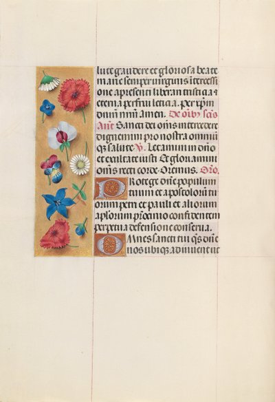 Horas de la Reina Isabel la Católica, Reina de España: Fol. 152v, c. 1500 de Master of the First Prayerbook of Maximillian