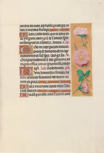 Horas de la Reina Isabel la Católica, Reina de España: Fol. 157r, c. 1500 de Master of the First Prayerbook of Maximillian