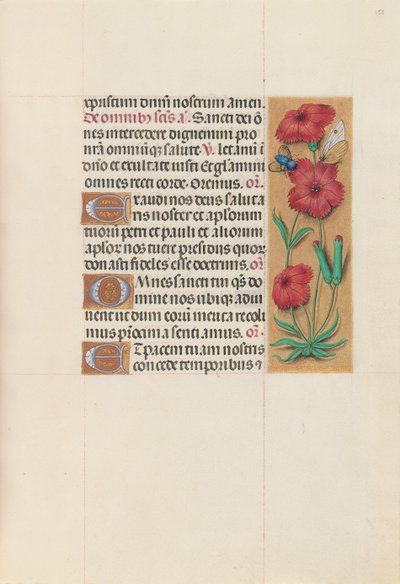 Horas de la Reina Isabel la Católica, Reina de España: Fol. 158r, c. 1500 de Master of the First Prayerbook of Maximillian