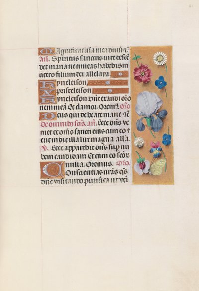 Horas de la Reina Isabel la Católica, Reina de España: Fol. 161r, c. 1500 de Master of the First Prayerbook of Maximillian