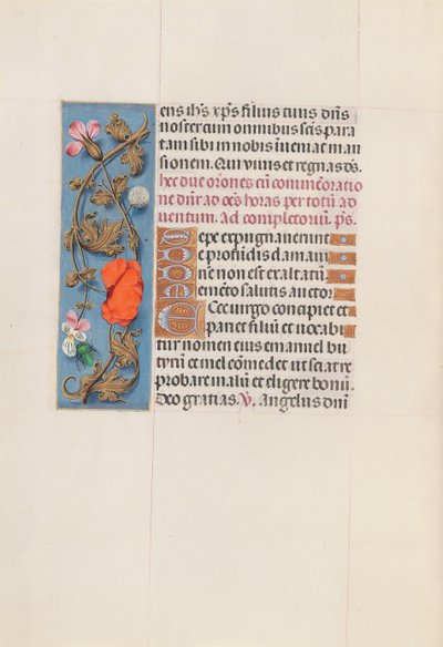 Horas de la Reina Isabel la Católica, Reina de España: Fol. 161v, c. 1500 de Master of the First Prayerbook of Maximillian