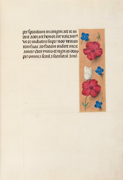 Horas de la Reina Isabel la Católica, Reina de España: Fol. 16r, c. 1500 de Master of the First Prayerbook of Maximillian