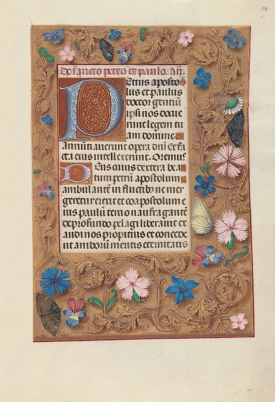 Horas de la Reina Isabel la Católica, Reina de España: Fol. 174r, c. 1500 de Master of the First Prayerbook of Maximillian