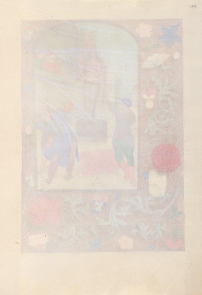 Horas de la Reina Isabel la Católica, Reina de España: Fol. 177r, c. 1500 de Master of the First Prayerbook of Maximillian
