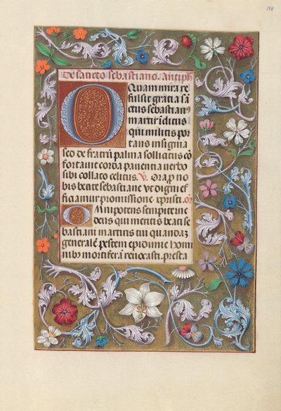 Horas de la Reina Isabel la Católica, Reina de España: Fol. 178r de Master of the First Prayerbook of Maximillian