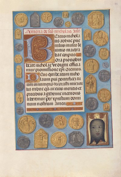 Horas de la Reina Isabel la Católica, Reina de España: Fol. 184r, c. 1500 de Master of the First Prayerbook of Maximillian