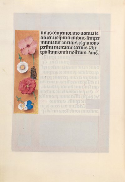 Horas de la Reina Isabel la Católica, Reina de España: Fol. 188v, c. 1500 de Master of the First Prayerbook of Maximillian