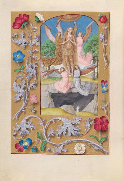 Horas de la Reina Isabel la Católica, Reina de España: Fol. 193v, Santa María Magdalena, c. 1500 de Master of the First Prayerbook of Maximillian