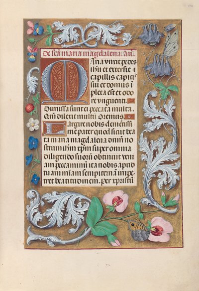 Horas de la Reina Isabel la Católica, Reina de España:  Fol. 194r de Master of the First Prayerbook of Maximillian