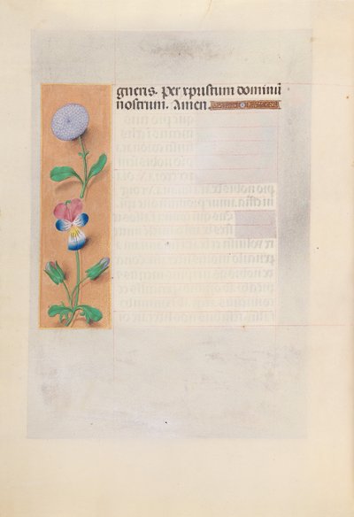 Horas de la Reina Isabel la Católica, Reina de España: Fol. 196v, c. 1500 de Master of the First Prayerbook of Maximillian