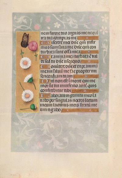 Horas de la Reina Isabel la Católica, Reina de España: Fol. 200v, c. 1500 de Master of the First Prayerbook of Maximillian