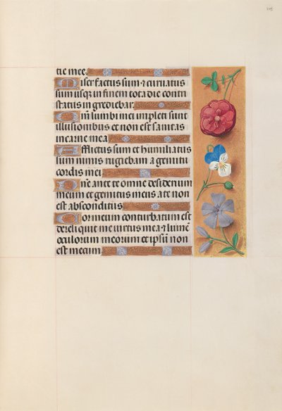 Horas de la Reina Isabel la Católica, Reina de España: Fol. 203r, c. 1500 de Master of the First Prayerbook of Maximillian