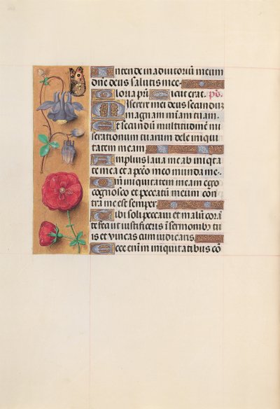 Horas de la Reina Isabel la Católica, Reina de España: Fol. 204v, c. 1500 de Master of the First Prayerbook of Maximillian