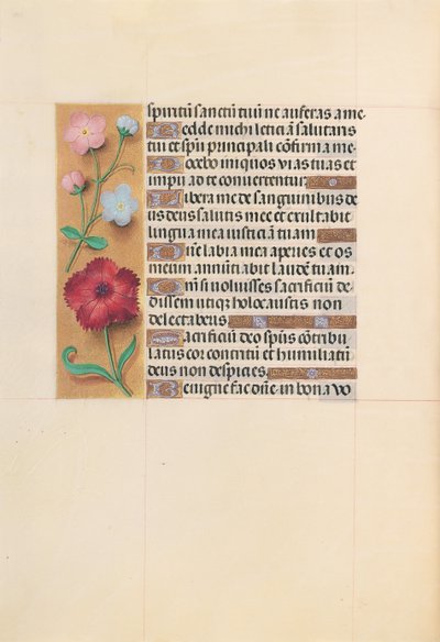 Horas de la Reina Isabel la Católica, Reina de España: Fol. 205v, c. 1500 de Master of the First Prayerbook of Maximillian