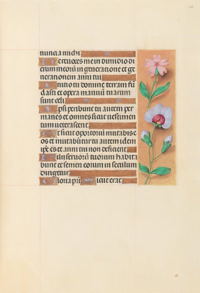 Horas de la Reina Isabel la Católica, Reina de España: Fol. 208r, c. 1500 de Master of the First Prayerbook of Maximillian