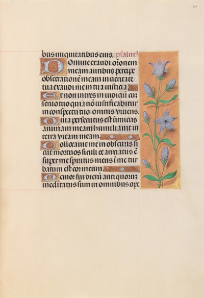 Horas de la reina Isabel la Católica, reina de España: Fol. 209r, c. 1500 de Master of the First Prayerbook of Maximillian