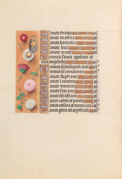 Horas de la Reina Isabel la Católica, Reina de España: Fol. 211v, c. 1500 de Master of the First Prayerbook of Maximillian