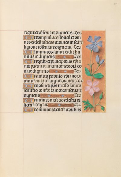 Horas de la Reina Isabel la Católica, Reina de España: Fol. 214r, c. 1500 de Master of the First Prayerbook of Maximillian