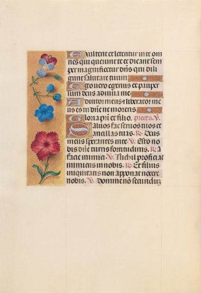 Horas de la Reina Isabel la Católica, Reina de España: Fol. 215v de Master of the First Prayerbook of Maximillian