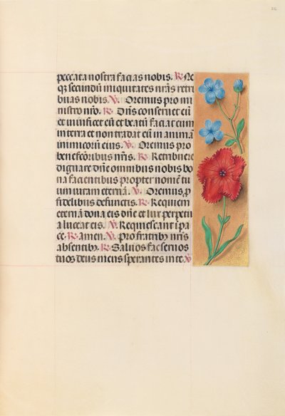 Horas de la Reina Isabel la Católica, Reina de España: Fol. 216r, c. 1500 de Master of the First Prayerbook of Maximillian