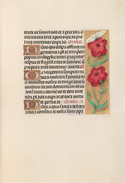 Horas de la Reina Isabel la Católica, Reina de España: Fol. 217r, c. 1500 de Master of the First Prayerbook of Maximillian