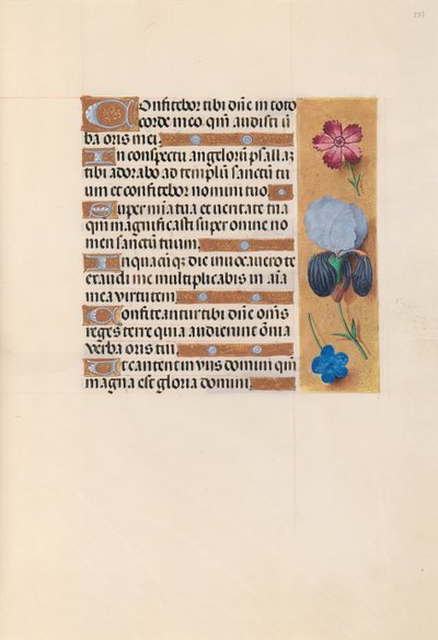 Horas de la Reina Isabel la Católica, Reina de España: Fol. 223r, c. 1500 de Master of the First Prayerbook of Maximillian