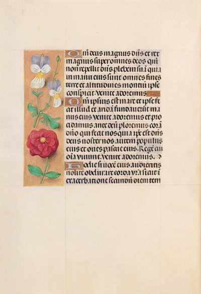 Horas de la Reina Isabel la Católica, Reina de España: Fol. 226v, c. 1500 de Master of the First Prayerbook of Maximillian