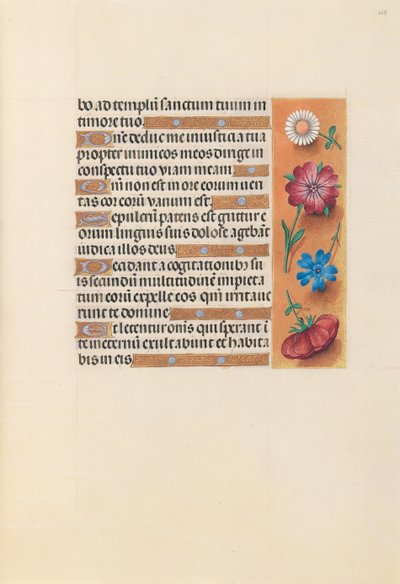 Horas de la Reina Isabel la Católica, Reina de España: Fol. 228r, c. 1500 de Master of the First Prayerbook of Maximillian