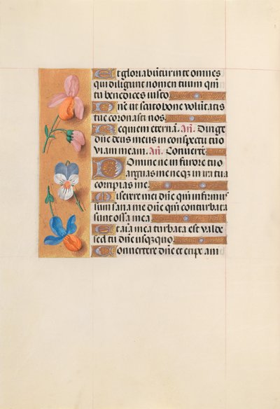 Horas de la Reina Isabel la Católica, Reina de España: Fol. 228v, c. 1500 de Master of the First Prayerbook of Maximillian