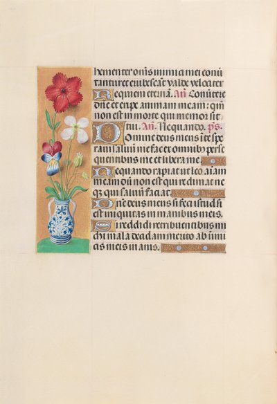 Horas de la Reina Isabel la Católica, Reina de España: Fol. 229v, c. 1500 de Master of the First Prayerbook of Maximillian