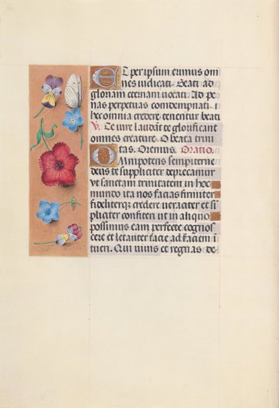 Horas de la Reina Isabel la Católica, Reina de España: Fol. 22v, c. 1500 de Master of the First Prayerbook of Maximillian