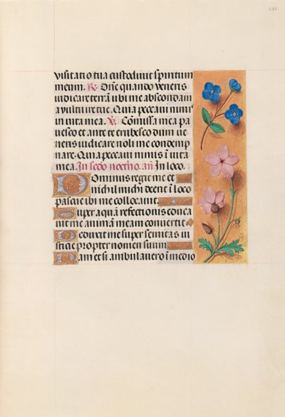Horas de la Reina Isabel la Católica, Reina de España: Fol. 233r, c. 1500 de Master of the First Prayerbook of Maximillian