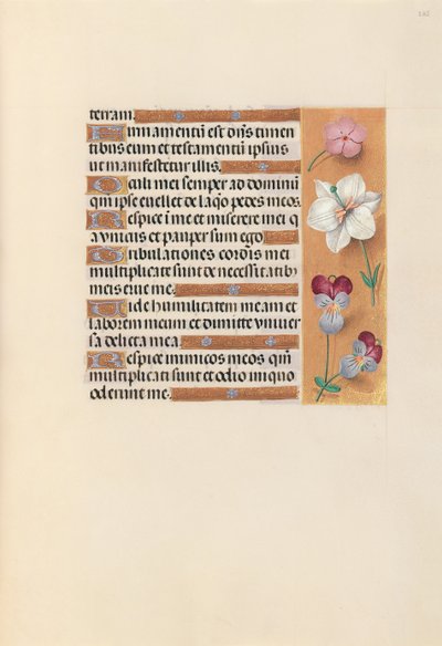 Horas de la Reina Isabel la Católica, Reina de España: Fol. 235r, c. 1500 de Master of the First Prayerbook of Maximillian