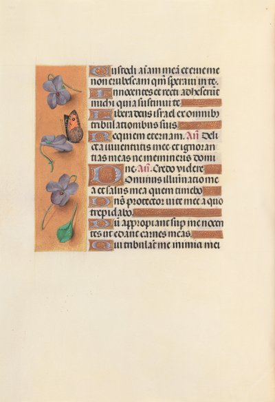 Horas de la Reina Isabel la Católica, Reina de España: Fol. 235v, c. 1500 de Master of the First Prayerbook of Maximillian