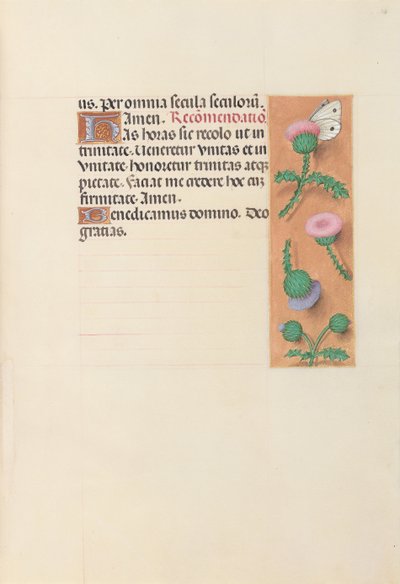 Horas de la Reina Isabel la Católica, Reina de España: Fol. 23r, c. 1500 de Master of the First Prayerbook of Maximillian