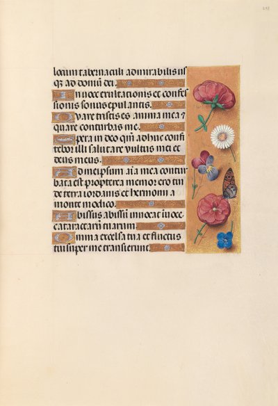 Horas de la Reina Isabel la Católica, Reina de España: Fol. 243r, c. 1500 de Master of the First Prayerbook of Maximillian