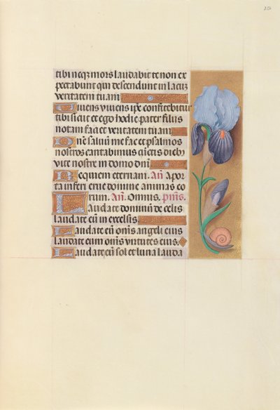 Horas de la Reina Isabel la Católica, Reina de España: Fol. 252r, c. 1500 de Master of the First Prayerbook of Maximillian