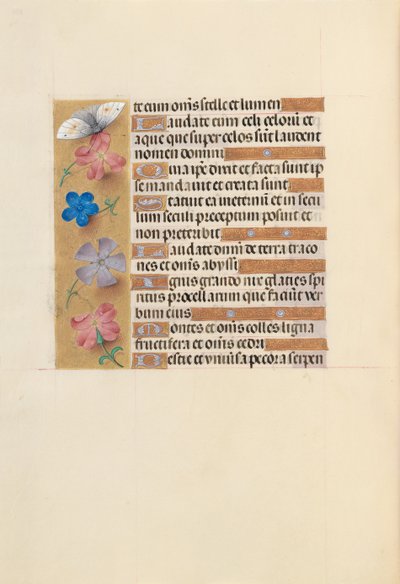 Horas de la Reina Isabel la Católica, Reina de España: Fol. 252v, c. 1500 de Master of the First Prayerbook of Maximillian