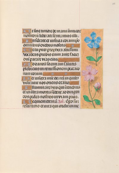 Horas de la Reina Isabel la Católica, Reina de España: Fol. 255r, c. 1500 de Master of the First Prayerbook of Maximillian
