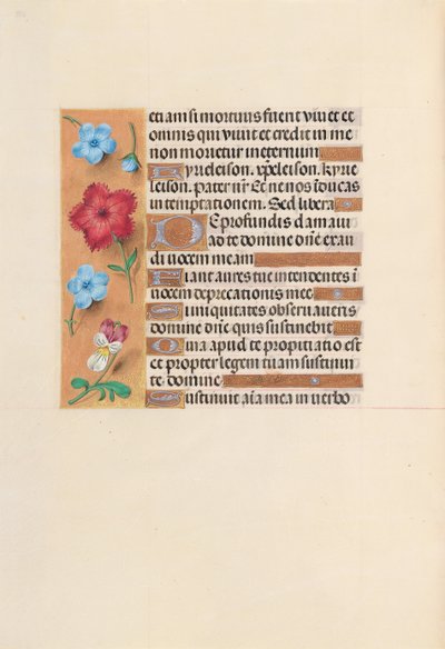 Horas de la Reina Isabel la Católica, Reina de España: Fol. 255v, c. 1500 de Master of the First Prayerbook of Maximillian