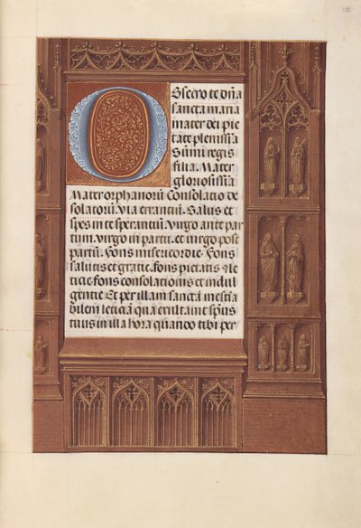 Horas de la Reina Isabel la Católica, Reina de España: Fol. 258r, c. 1500 de Master of the First Prayerbook of Maximillian