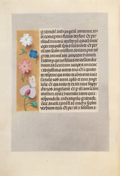 Horas de la Reina Isabel la Católica, Reina de España: Fol. 258v, c. 1500 de Master of the First Prayerbook of Maximillian