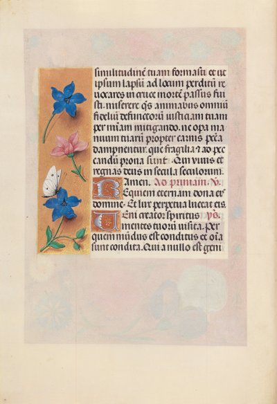 Horas de la Reina Isabel la Católica, Reina de España: Fol. 25v, c. 1500 de Master of the First Prayerbook of Maximillian