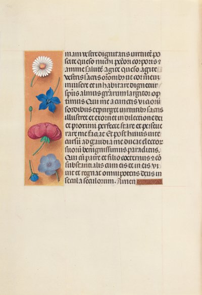 Horas de la Reina Isabel la Católica, Reina de España: Fol. 263v, Misa de San Gregorio, c. 1500 de Master of the First Prayerbook of Maximillian