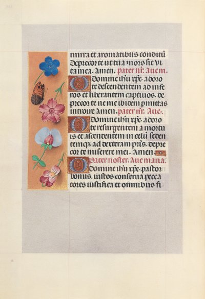Horas de la Reina Isabel la Católica, Reina de España: Fol. 265v, c. 1500 de Master of the First Prayerbook of Maximillian