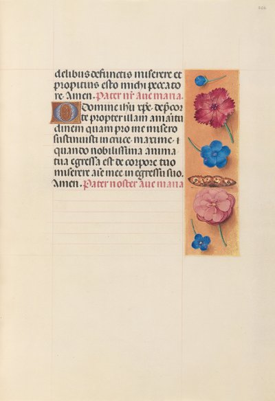 Horas de la Reina Isabel la Católica, Reina de España: Fol. 266r, c. 1500 de Master of the First Prayerbook of Maximillian