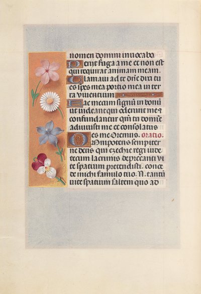 Horas de la Reina Isabel la Católica, Reina de España: Fol. 268v, c. 1500 de Master of the First Prayerbook of Maximillian